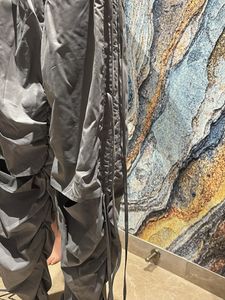 Grey Parachute Pants