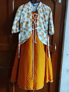 Cute Polka Dot Dress with Jacket
