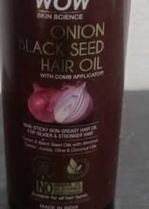 Wow Skin Science Online Black Seeds Hair Oil.