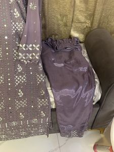 Lavender Embroidered Salwar Kameez