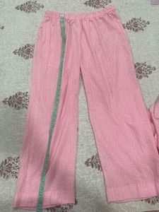 Pink Patterned Pyjama Set