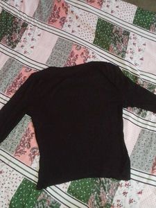 Black Long Sleeve Top
