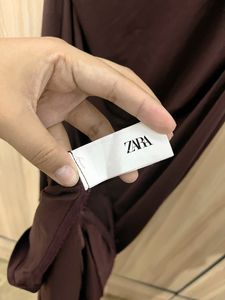 Zara Assymetric Metal Applique Dress