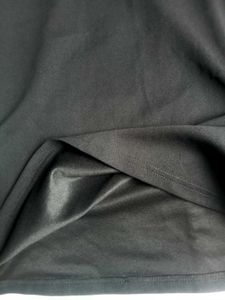 Black Mock Neck Top - XL