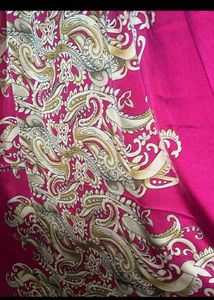 Rose (Pink) Printed Imported Fabric
