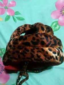 Leopard Print Padded Helmet