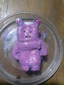 Cute Teddy Bear 🐻 Made Using Terracota Clay