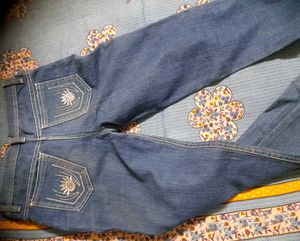 Floral Print kaftan with a stunning Jean&#39;s