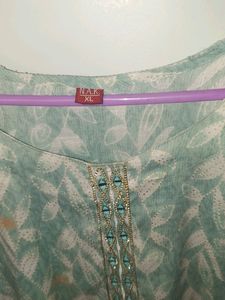 kurta for women ocean blue