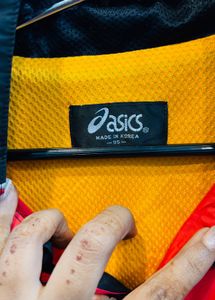 🇺🇸Asics Imported Red &amp; Black Jacket