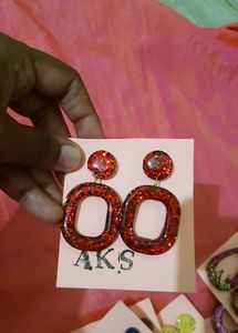 BEAUTIFUL HANDMADE RESIN EARINGS