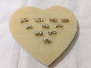 10 Set Pearl Stud Earrings