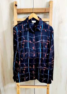 Patterned Button-Down Shirt Size-44-46