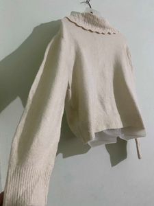 H&amp;M Women Cream Cardigan