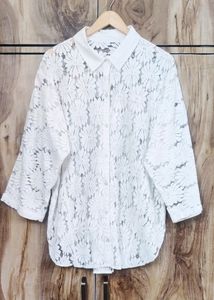 Designer White Shirt Size-48