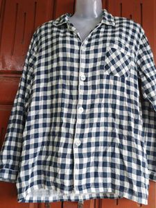 Checked Shirt Nighty