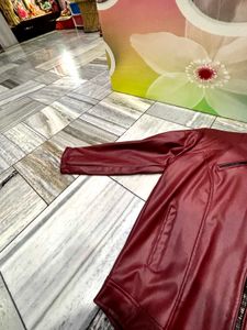 Burgundy Leather Jacket