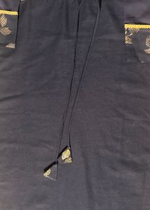 Elegant Navy Blue Kurta