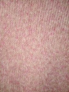 Pink Cropped Knit Sweater