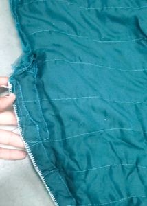 Rama Colour Fancy Fish Cut Lehnga Choli And Dupatt