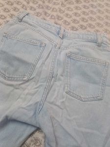 Light Wash Wide Leg Jeans