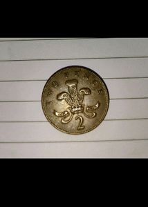 Two Pence Coin For Collection