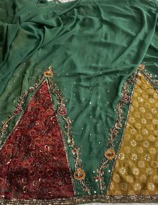 Beautiful New Saree. All over Handwork