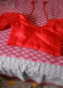 Red Padded Blouse