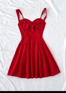 Red Sweetheart Mini Dress