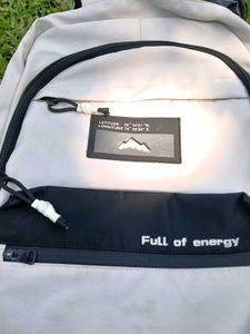 Landware White Korean Backpack