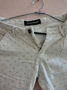 Patterned Casual Pants
