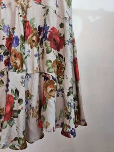 Floral Print Skirt
