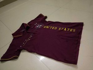 Burgundy Polo Shirt