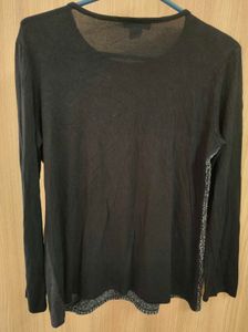 Stylish Patchwork Long Sleeve Top