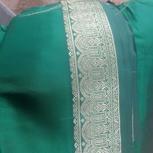 Green Dress Material