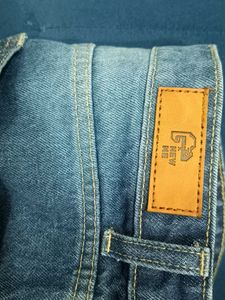 Stylish Blue Wide Leg Jeans