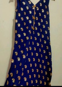 Navy Blue Plazo Suit Without Dupatta 32 Bust