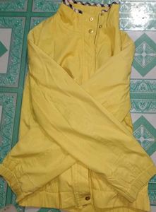 Yellow Casual Jacket