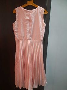 Sleeveless Pink Frock