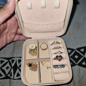 Pink Travel Jewelry Box