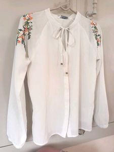 Floral Embroidered Top
