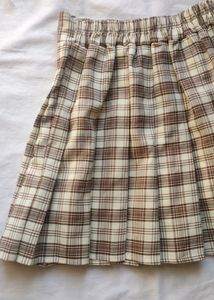plaid skirt