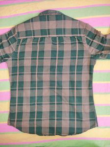 Tartan Checked Slim Fit Casual Shirt