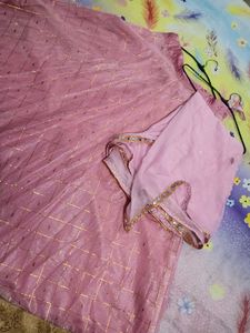 Pink Kurta With Dupatta