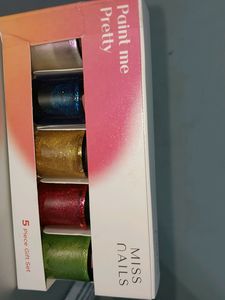 Miss Nails Nail Polish 5 Piece Gift Set