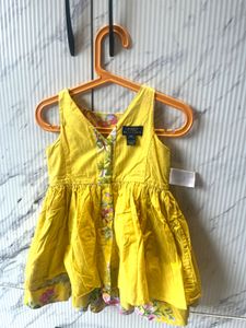 Ralph Lauren Floral Yellow Dress
