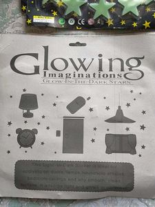 Glow-in-the-Dark Stars &amp; Smileys Pack Of 3