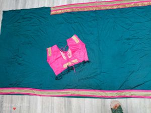 Elegant Green Saree