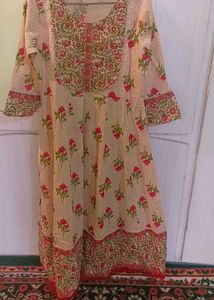 Stylish Cotton Anarkali Set