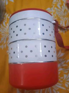 New Unused 3 Piece Tiffin